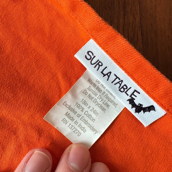 Sur La Table - Set of 2 - Kids Halloween Aprons - Picture 2 of 2